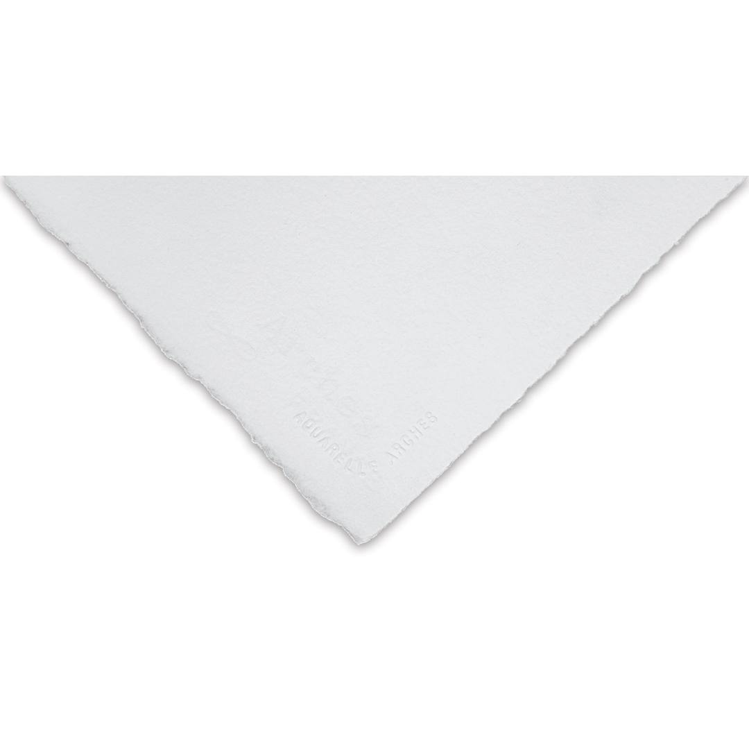 Open in modal - Arches Watercolor Paper - 22" x 30", Bright White, Cold Press, 300 lb, Single Sheet