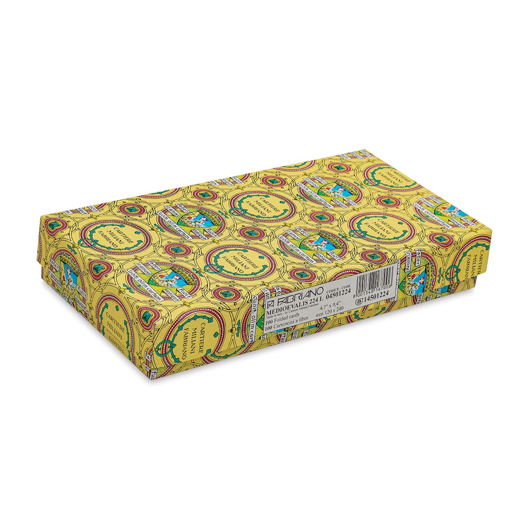 Open in modal - Fabriano Medioevalis Square Cards - 4-3/4" x 4-3/4", Folded, Box of 100