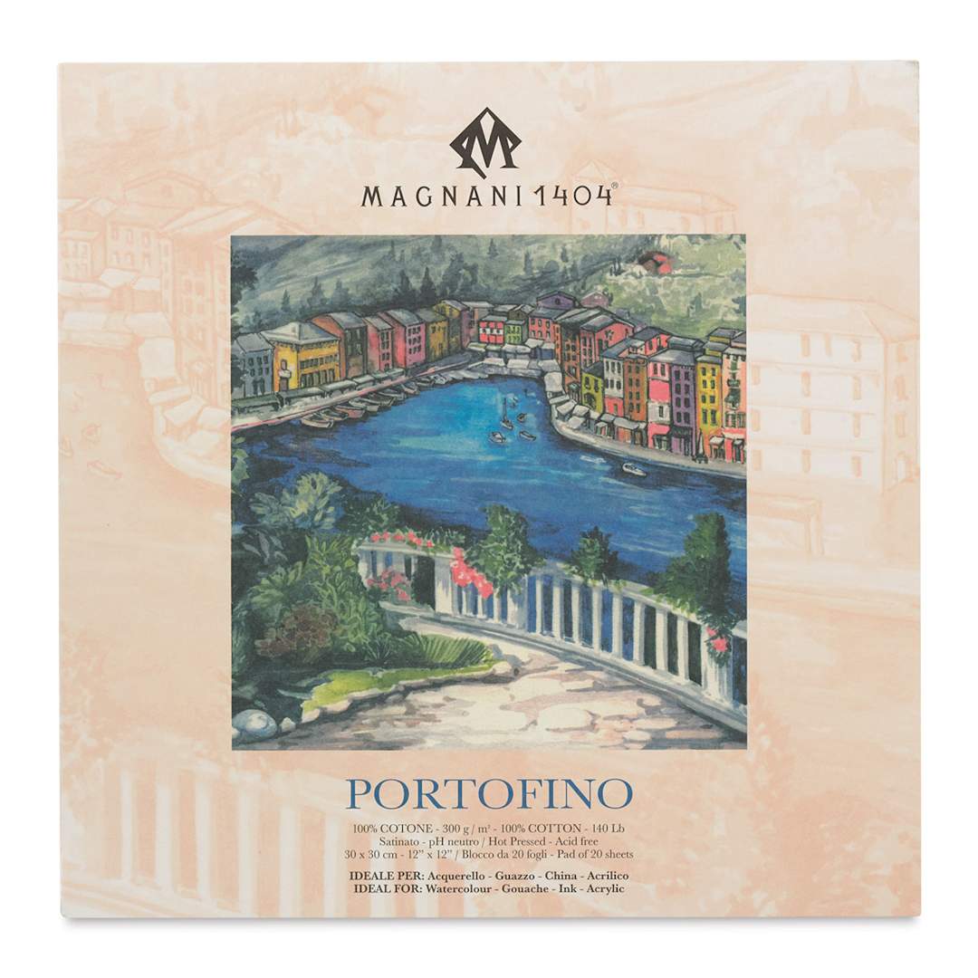 Open in modal - Acquerello Portofino Watercolor Pads - Front view of Square pad
