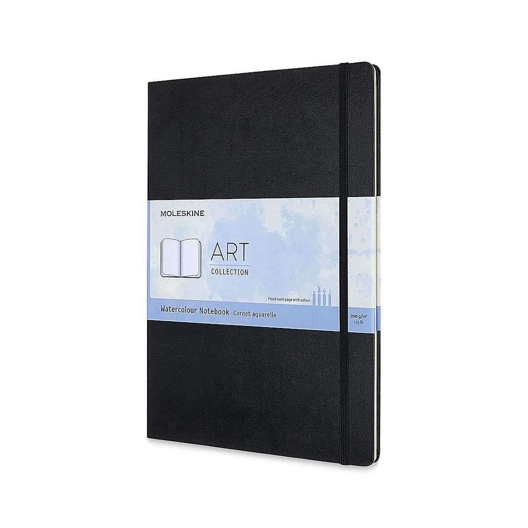 Open in modal - Moleskine Art Collection Watercolor Notebook - 11-3/4" x 8-1/4", Portrait, 60 Pages