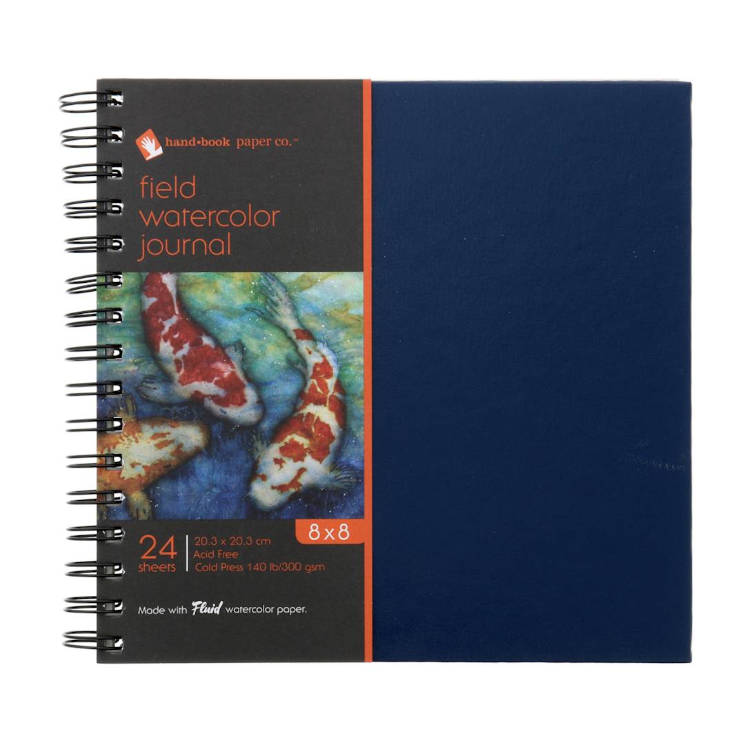 Open in modal - Global Art Field Watercolor Journal, 8 in x 8 in