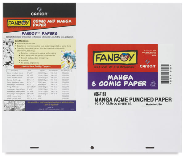 Open in modal - Canson Acme Hole-Punched Paper - Front of package shown