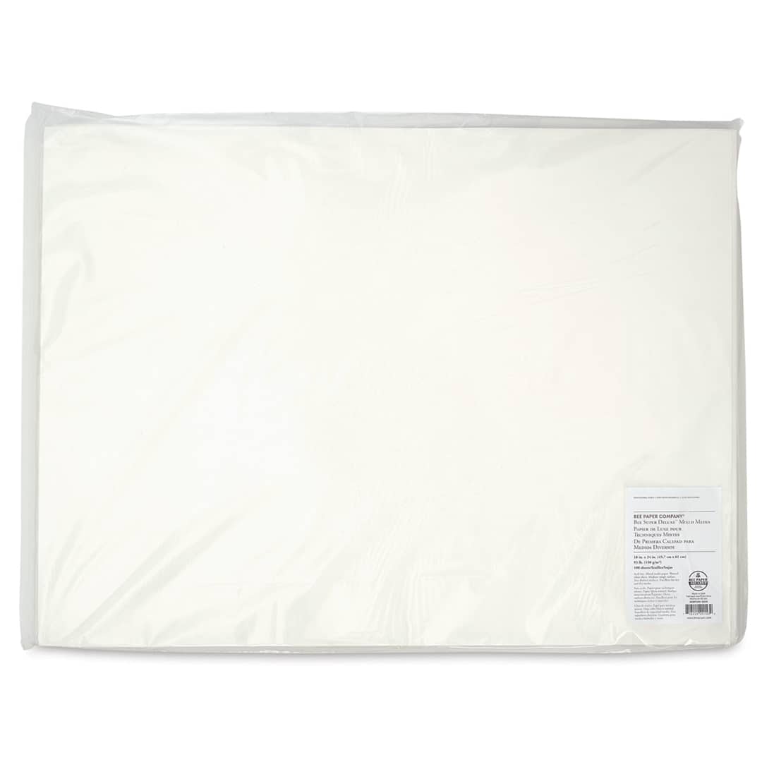 Open in modal - Bee Paper Super Deluxe Sketch Paper - 18" x 24", Pkg of 100 Sheets