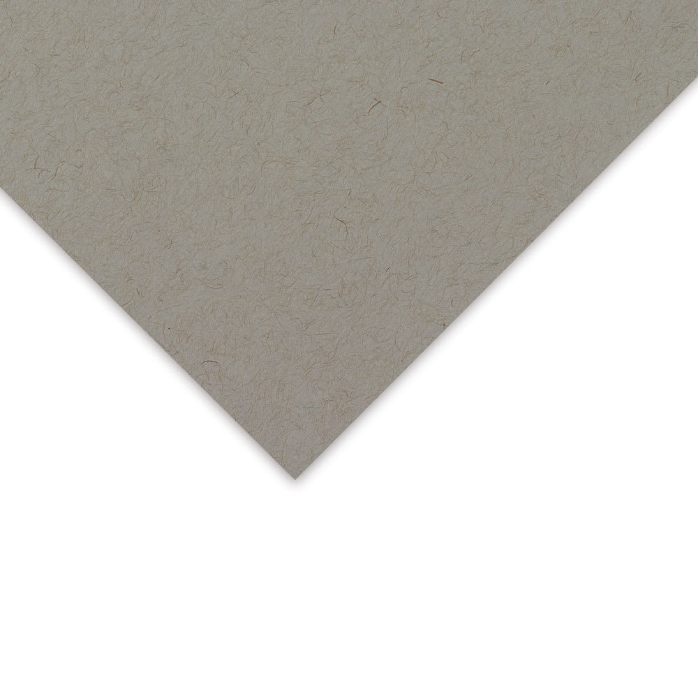 Open in modal - Strathmore 400 Series Toned Sheets - Closeup of corner of Toned Gray sheet showing color and texture