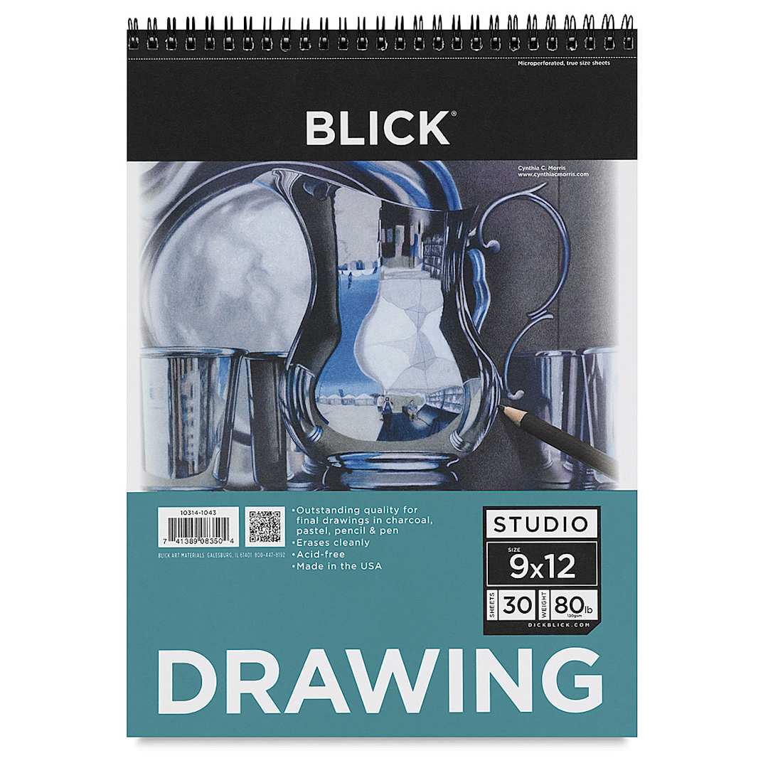 Open in modal - Blick Studio Drawing Pad - 9" x 12", 30 Sheets