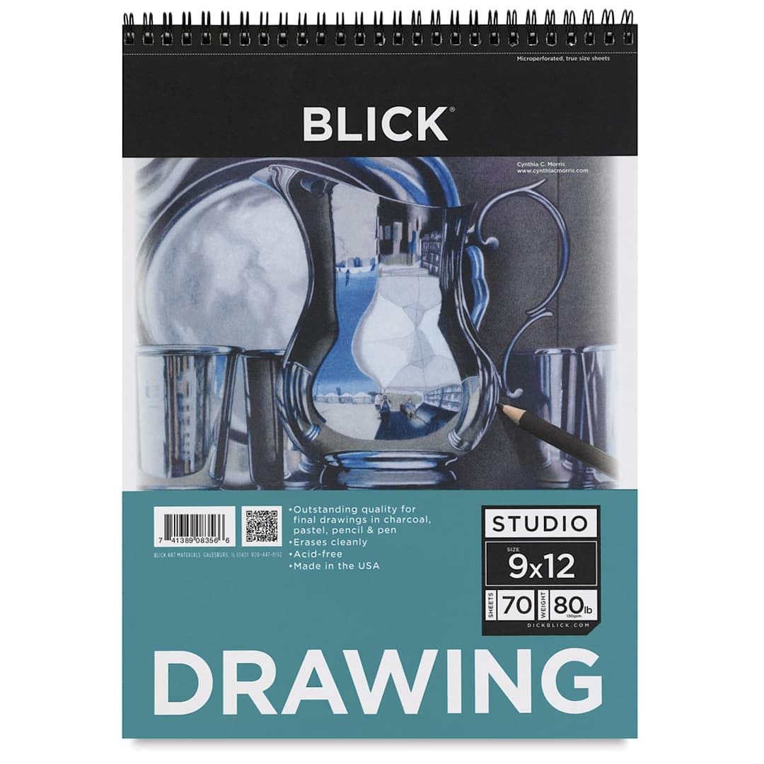 Open in modal - Blick Studio Drawing Pad - 9" x 12", 70 Sheets