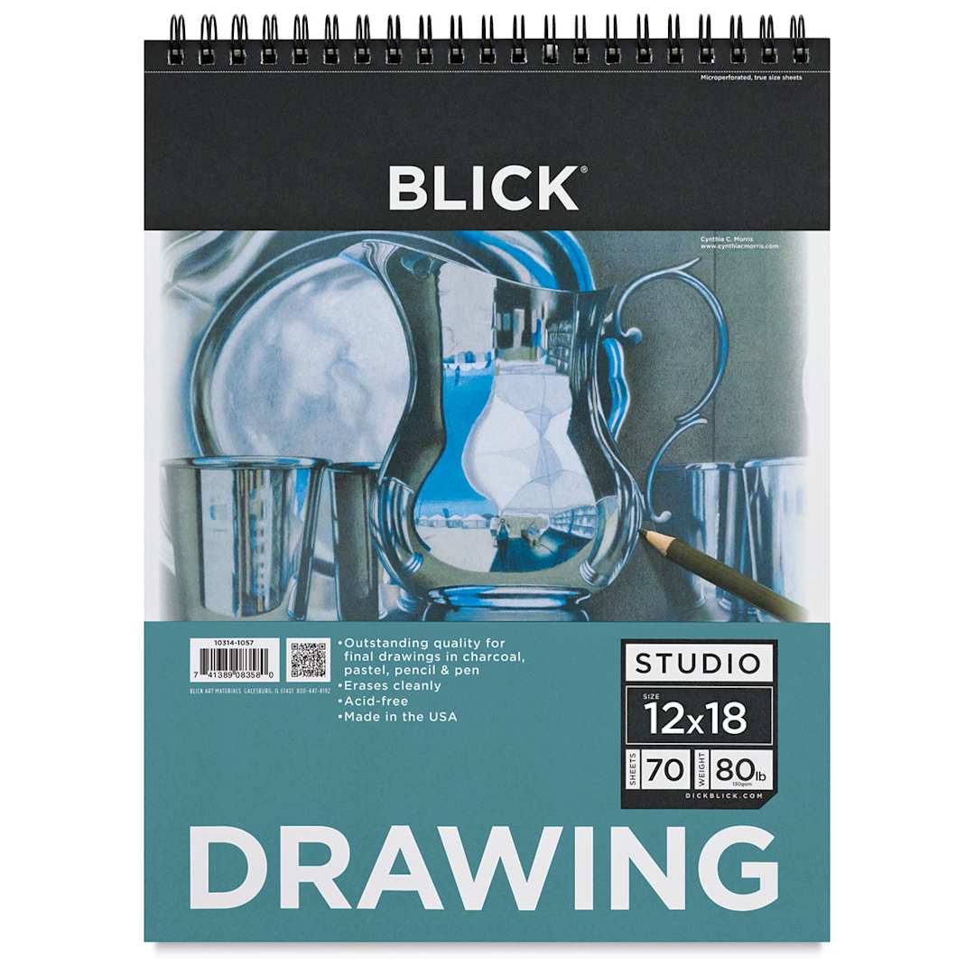 Open in modal - Blick Studio Drawing Pad - 12" x 18", 70 Sheets