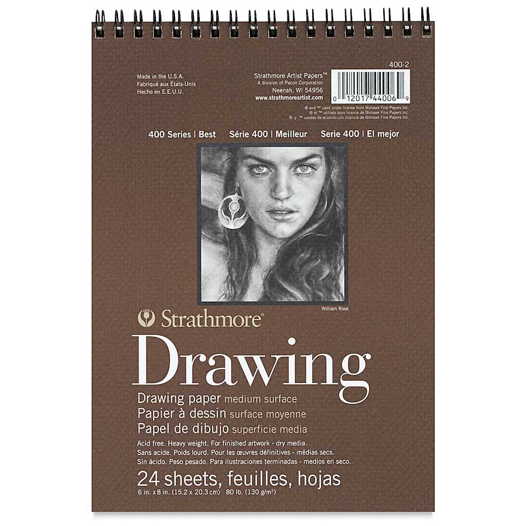 Open in modal - Strathmore 400 Series Drawing Paper Pad - 6" x 8", 24 Sheets