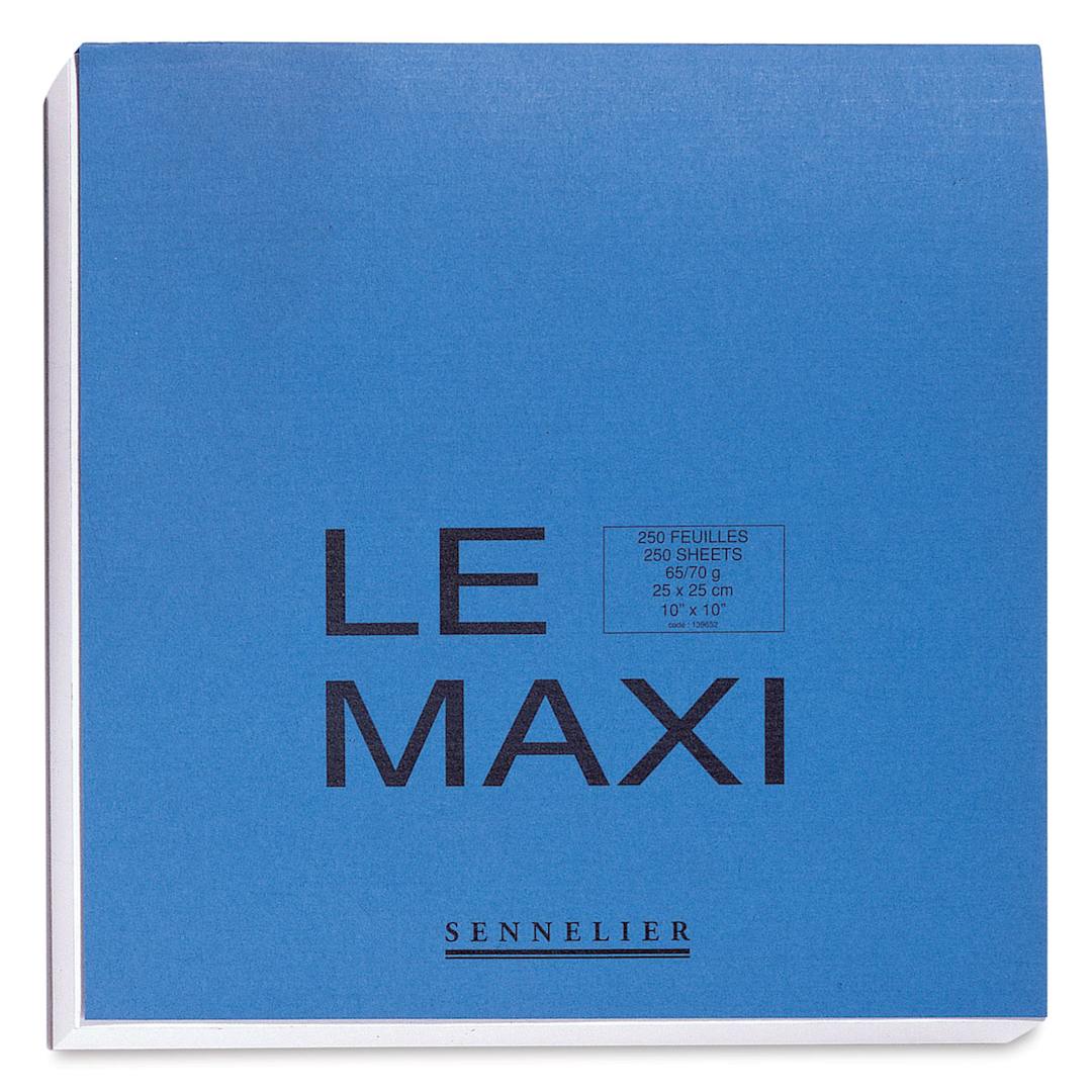 Open in modal - Sennelier Le Maxi Block Sketch Pad - 10" x 10", 250 Sheets