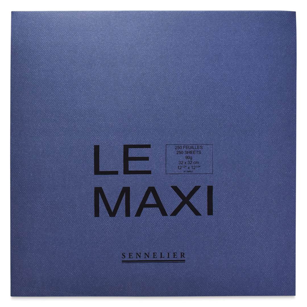 Open in modal - Sennelier Le Maxi Block Sketch Pad - 12 1/2" x 12 1/2", 250 Sheets