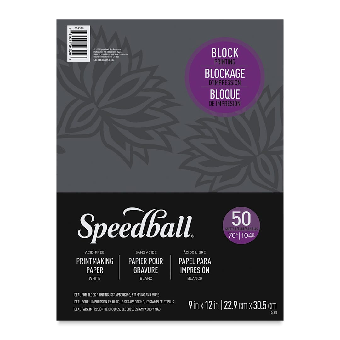 Open in modal - Speedball Printmaster Paper Pads - 9" x 12", 100 Sheets