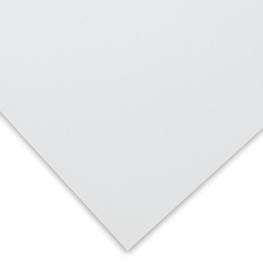 Open in modal - Mohawk Superfine Paper - Corner of White smooth sheet showing color and texture