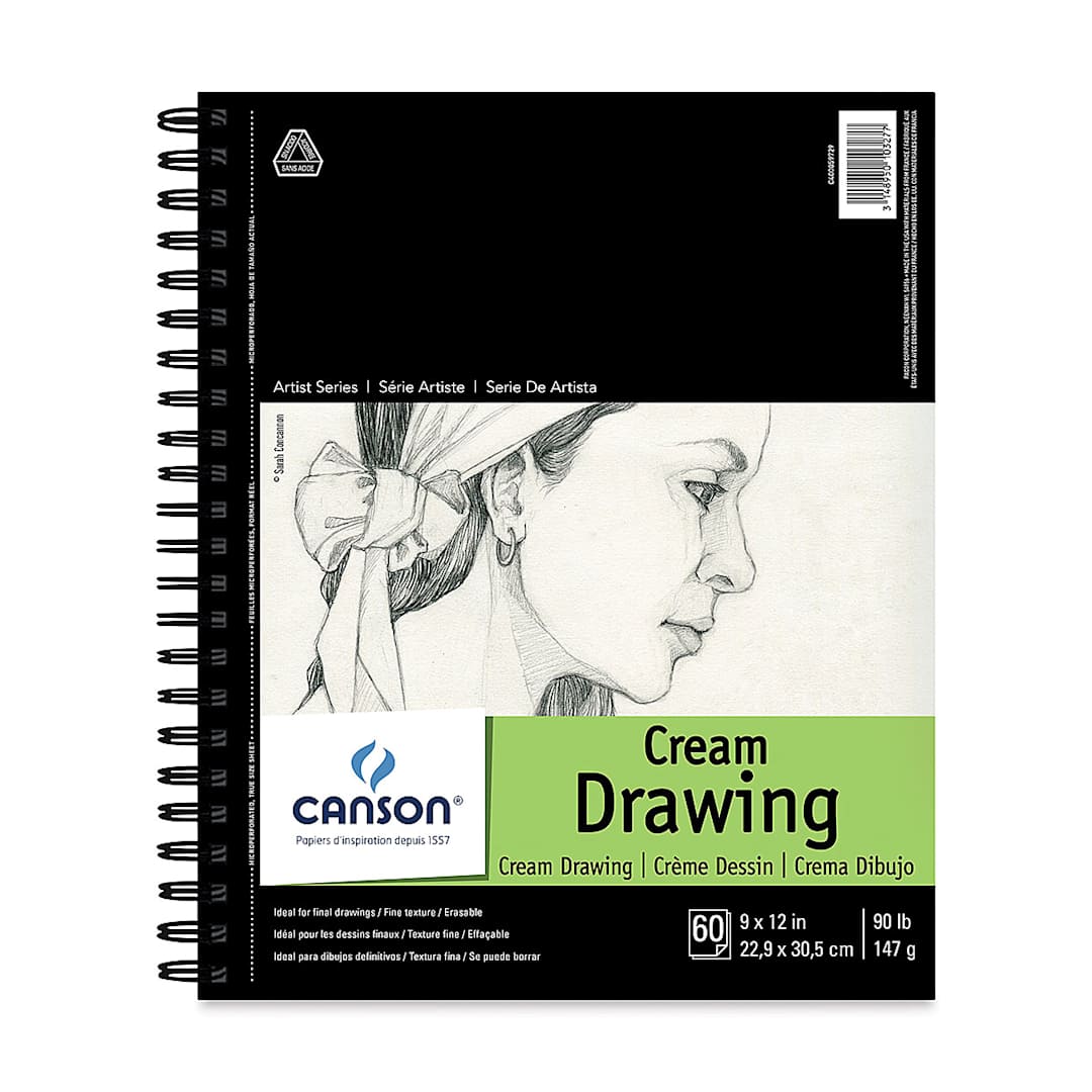 Open in modal - Canson Artist Series Drawing Book - 12" x 9", 60 Sheets