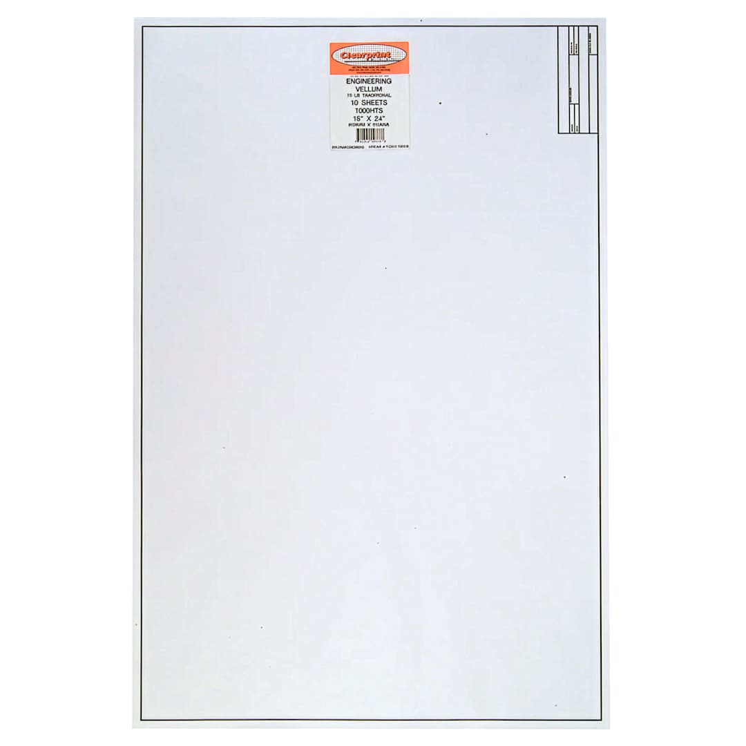 Open in modal - Clearprint Title Sheet 18" x 24"