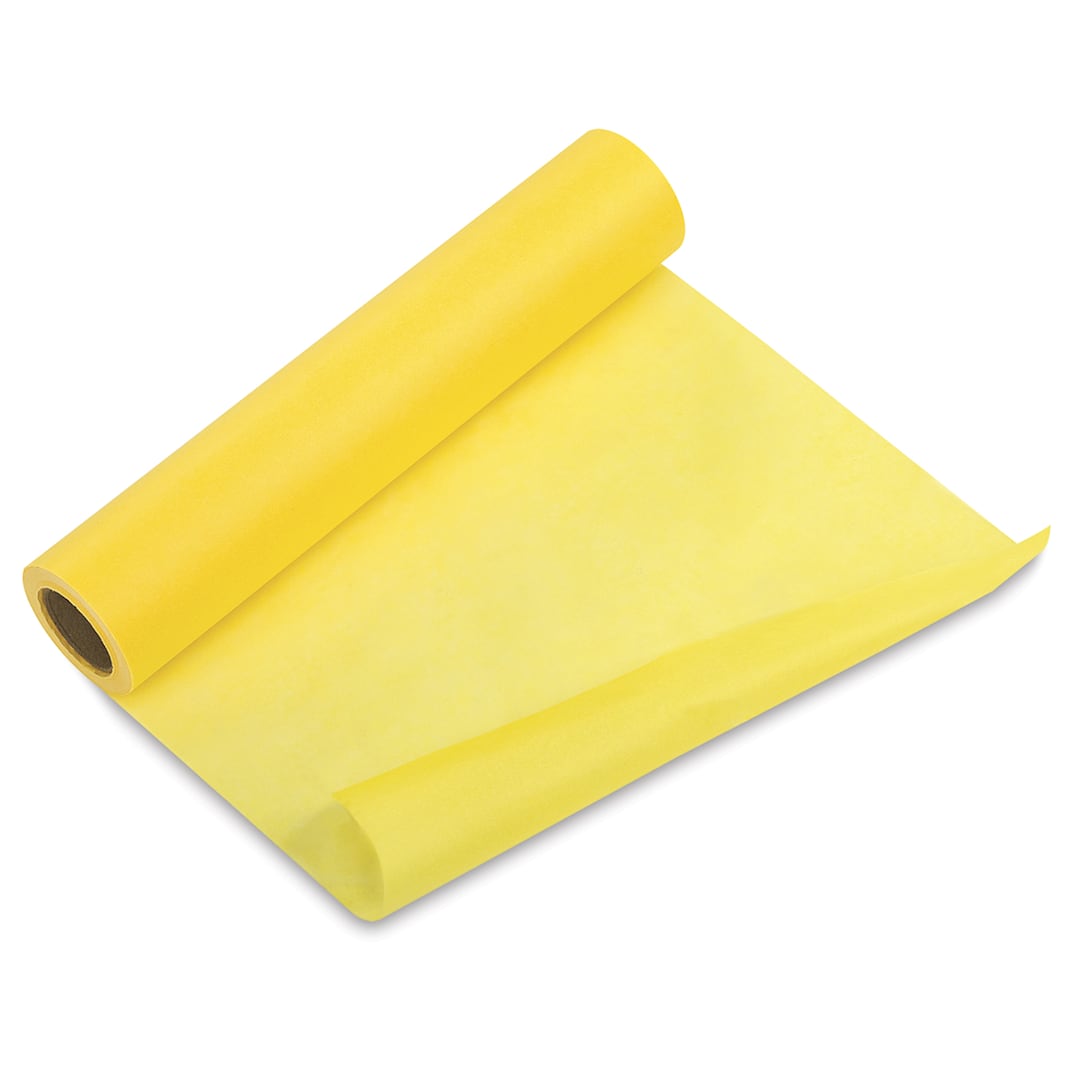 Open in modal - Blick Studio Tracing Paper Roll-Caary 12" x 50yd  Opened roll