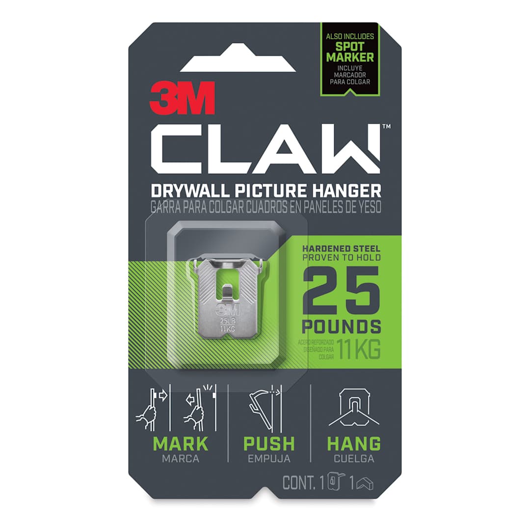 Open in modal - 3M Claw Drywall Picture Hanger - 25 lb (In packaging)