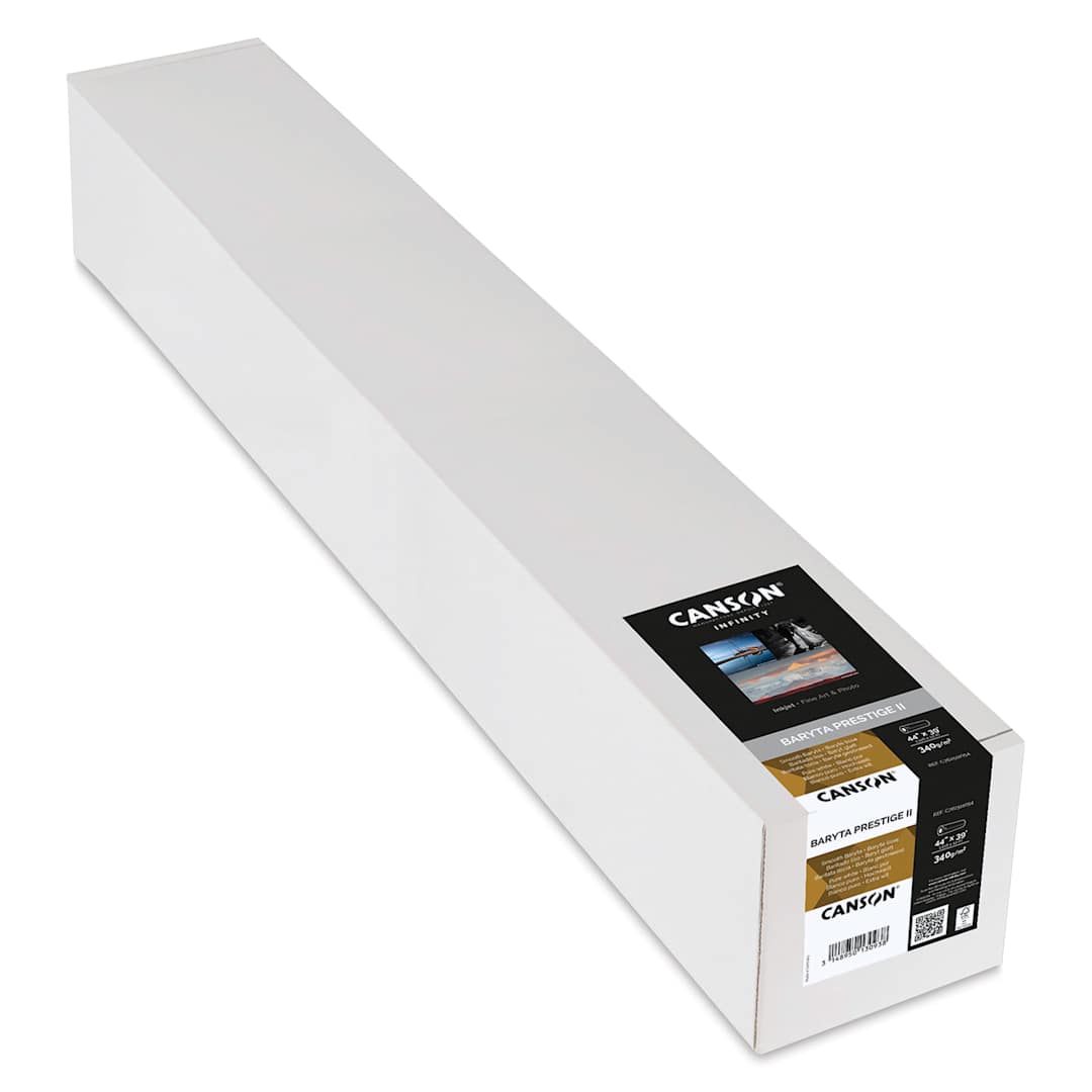 Open in modal - Canson Infinity Baryta Prestige II Inkjet Paper Roll - 44" x 39 ft