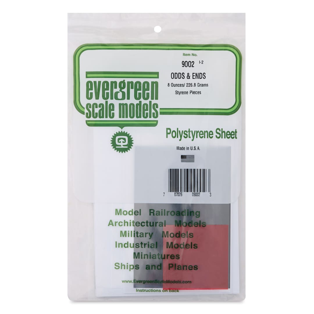 Open in modal - Evergreen Polystyrene Odds and Ends Pack - 8 oz, front of packaging
