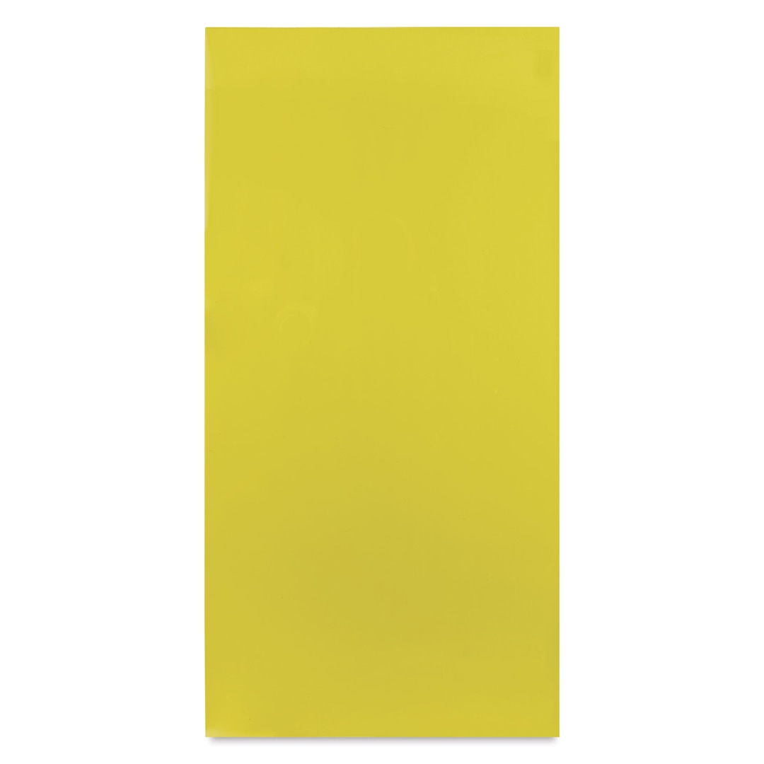 Open in modal - Evergreen Transparent Colored Polystyrene Sheets - Yellow, 6" x 12", 0.010" Thick, Pkg of 2