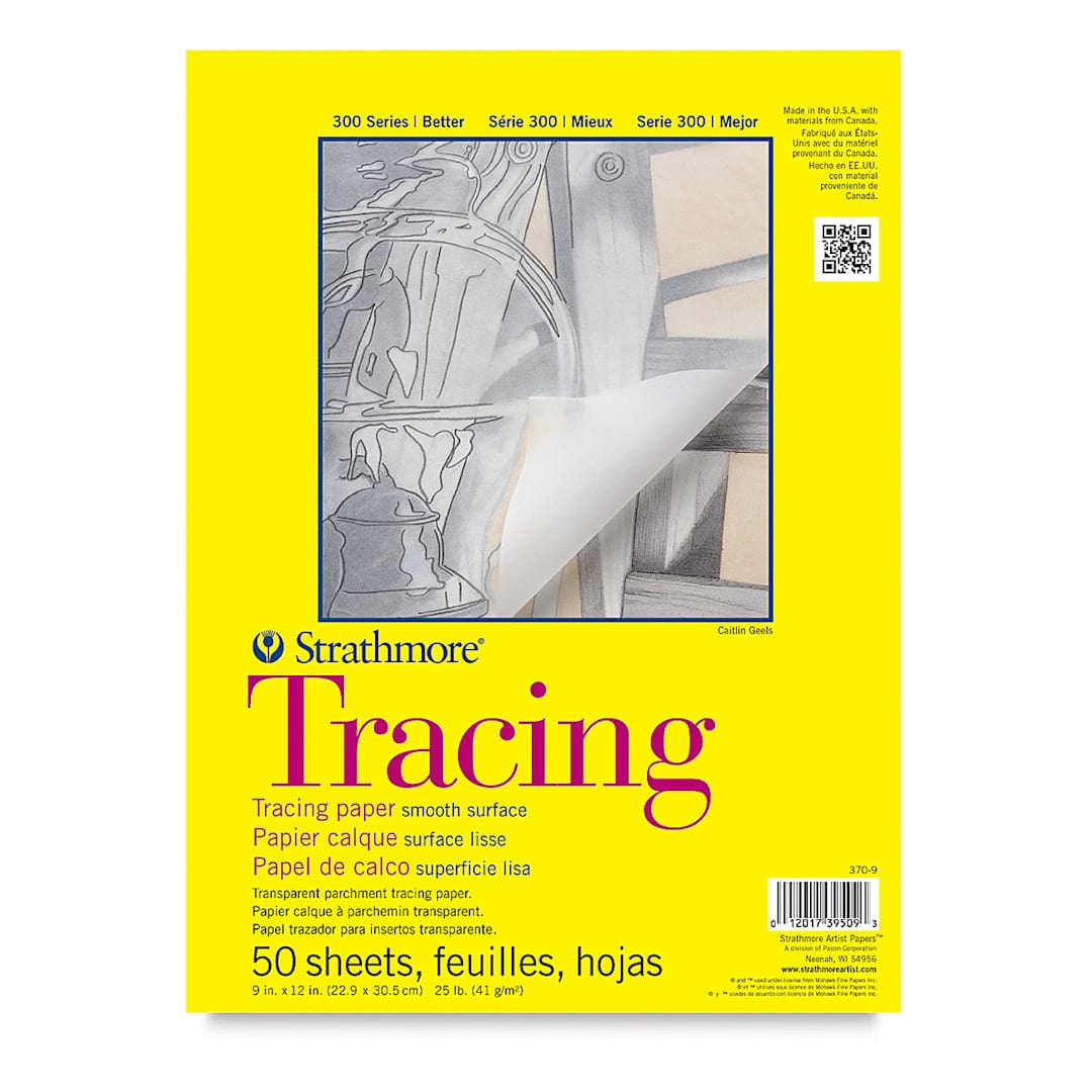 Open in modal - Strathmore 300 Series Tracing Paper - 9" x 12", 50 Sheets