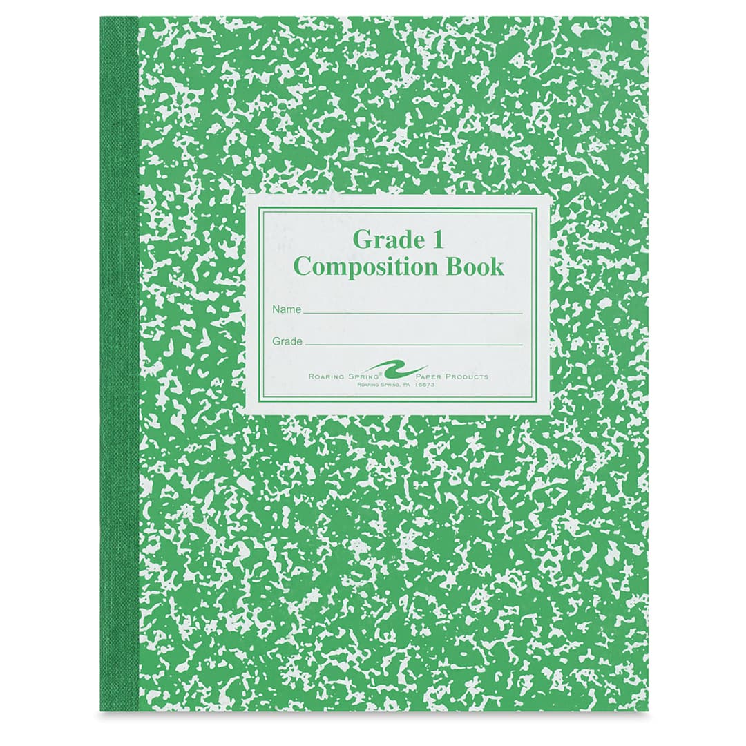 Open in modal - Primary Composition Notebooks - Front cover of 1st Grade level notebook

