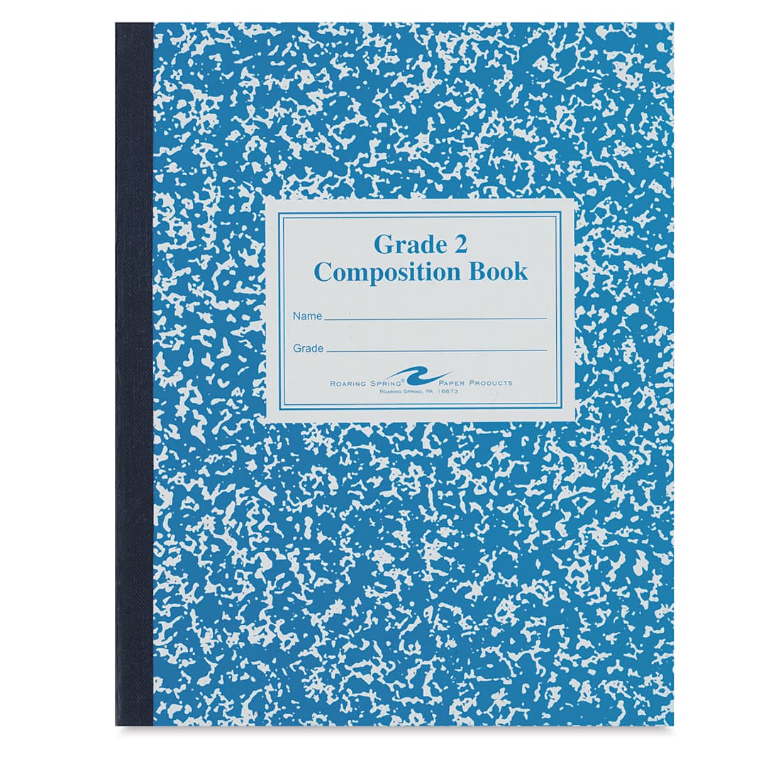 Open in modal - Primary Composition Notebooks - Front cover of 2nd Grade level notebook
