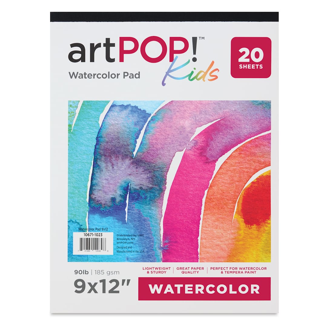 Open in modal - artPOP! Kids Watercolor Pad - 9" x 12"