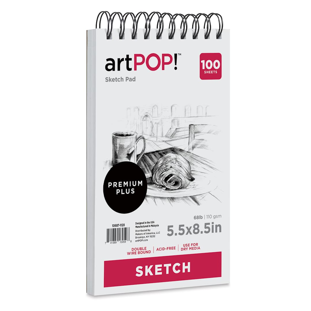 Open in modal - artPOP! Sketch Pad - 5-1/2" x 8-1/2", 100 sheets