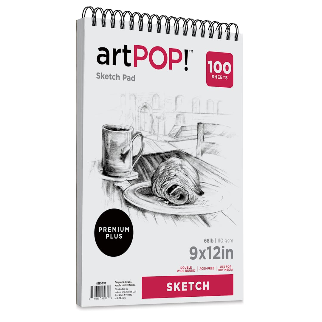 Open in modal - artPOP! Sketch Pad - 9" x 12", 100 sheets