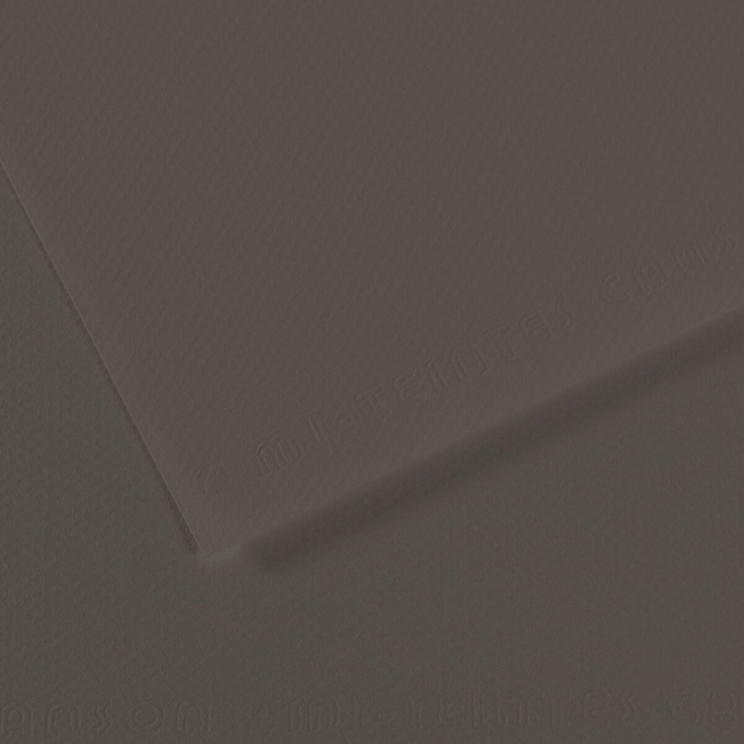 Open in modal - Canson Mi-Teintes Drawing Paper - 8-1/2" x 11", Charcoal Gray, Single Sheet