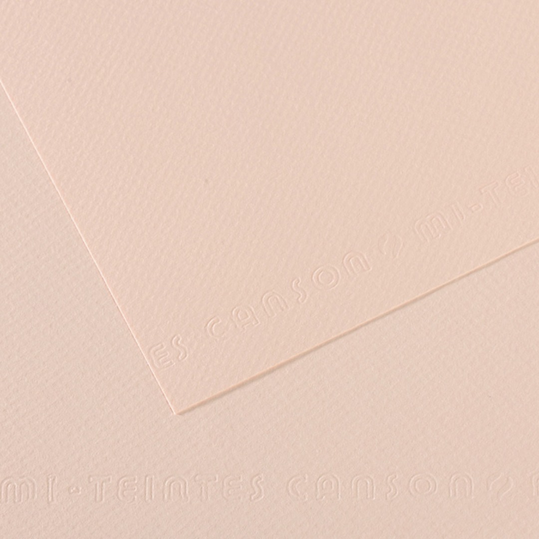 Open in modal - Canson Mi-Teintes Drawing Papers - 8-1/2" x 11", Dawn Pink, 25 Sheets
