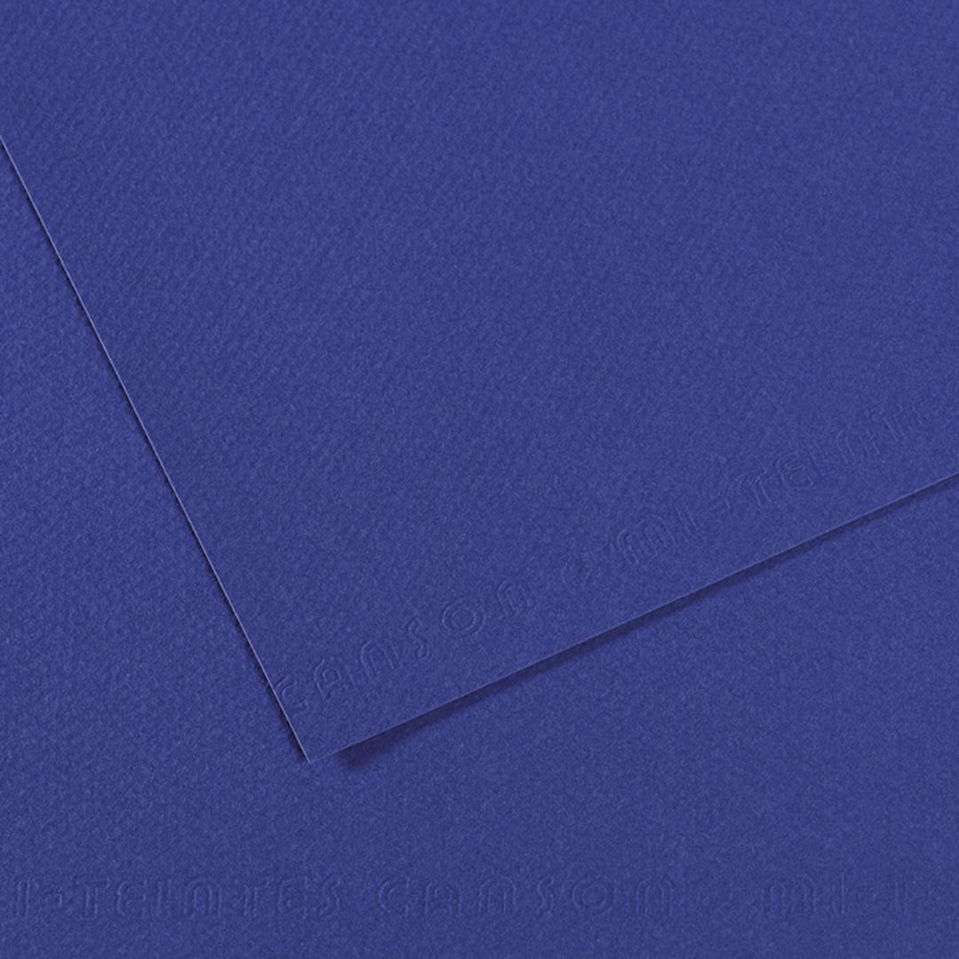 Open in modal - Canson Mi-Teintes Drawing Paper - 19" x 25",Ultramarine, Single Sheet