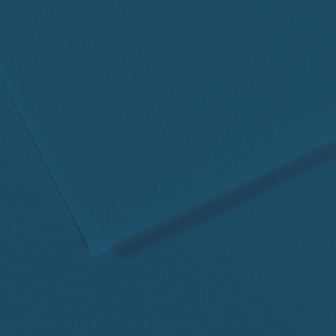 Open in modal - Canson Mi-Teintes Drawing Paper - 8-1/2" x 11", Petrol Blue, Single Sheet