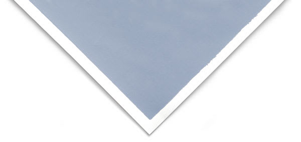 Open in modal - Art Spectrum Colourfix Original Coated Pastel Paper - Closeup of Blue Haze Corner Swatch