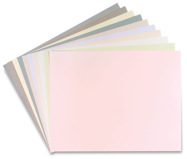 Open in modal - Canson Mi-Teintes Art Paper - Pastel Colors, Pkg of 10, sheets fanned out