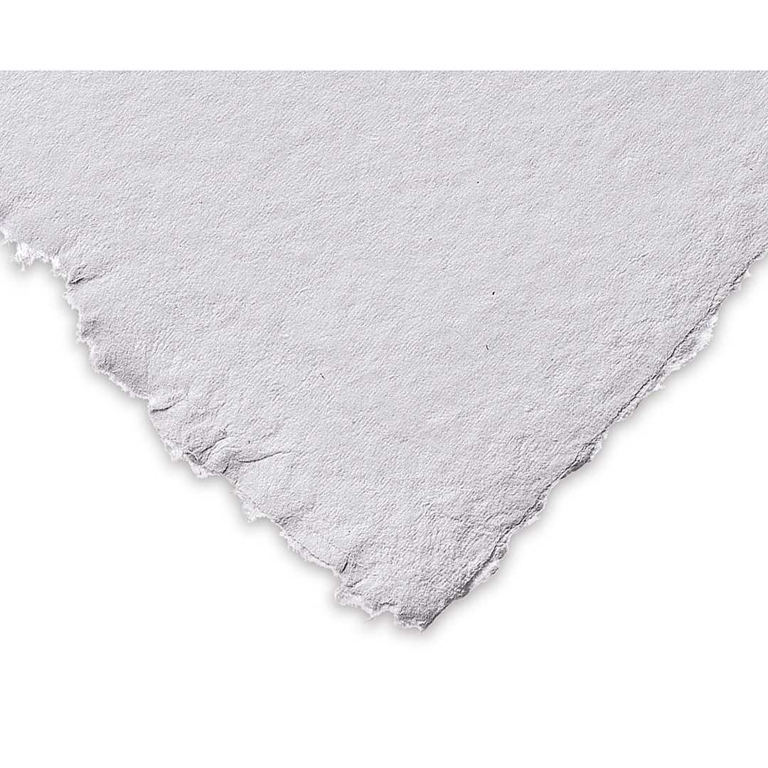 Open in modal - Shizen Pastel Paper - Closeup of corner of Blue Purple paper showing color and texture