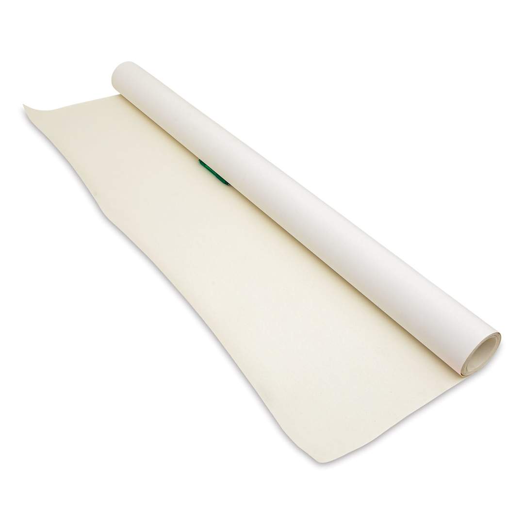 Open in modal - Handbook Journal Co. Pastel Premier Sanded Paper - 53" x 5 yds, White, 400 Grit, Roll, rolled out