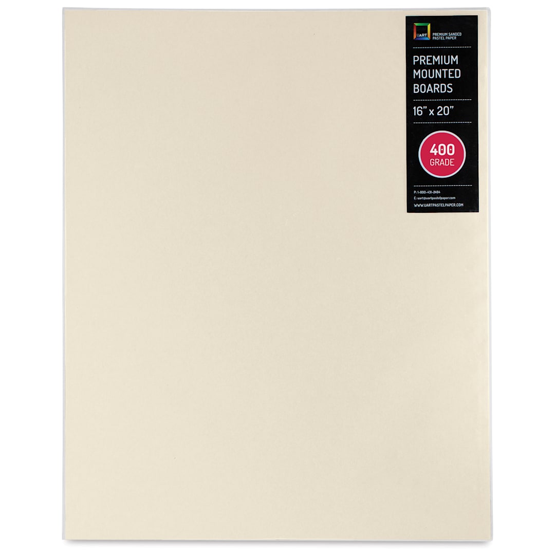 Open in modal - UArt Premium Sanded Pastel Paper Board - 16" x 20", Neutral, 400 Grit