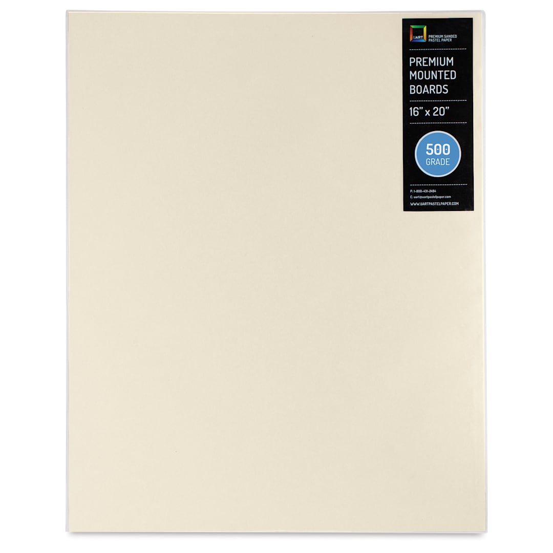 Open in modal - UArt Premium Sanded Pastel Paper Board - 16" x 20", Neutral, 500 Grit
