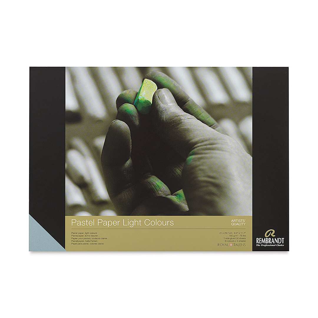 Open in modal - Rembrandt Soft Pastel Paper Pad - 11.7" x 8.3", Light Colors