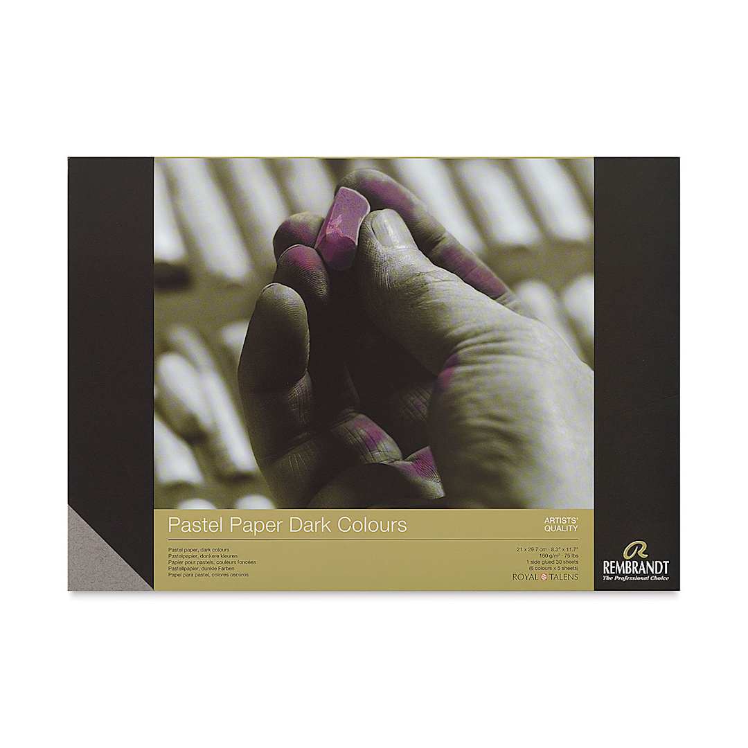 Open in modal - Rembrandt Soft Pastel Paper Pads - Cover of Dark Colors pad shown