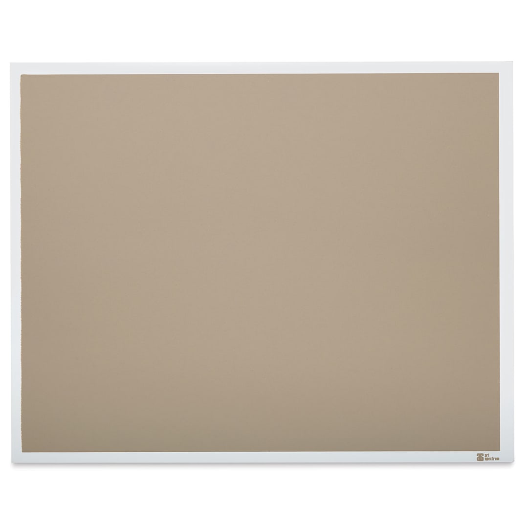 Open in modal - Art Spectrum Colourfix Optimum Board - Top view of Soft Umbra Board