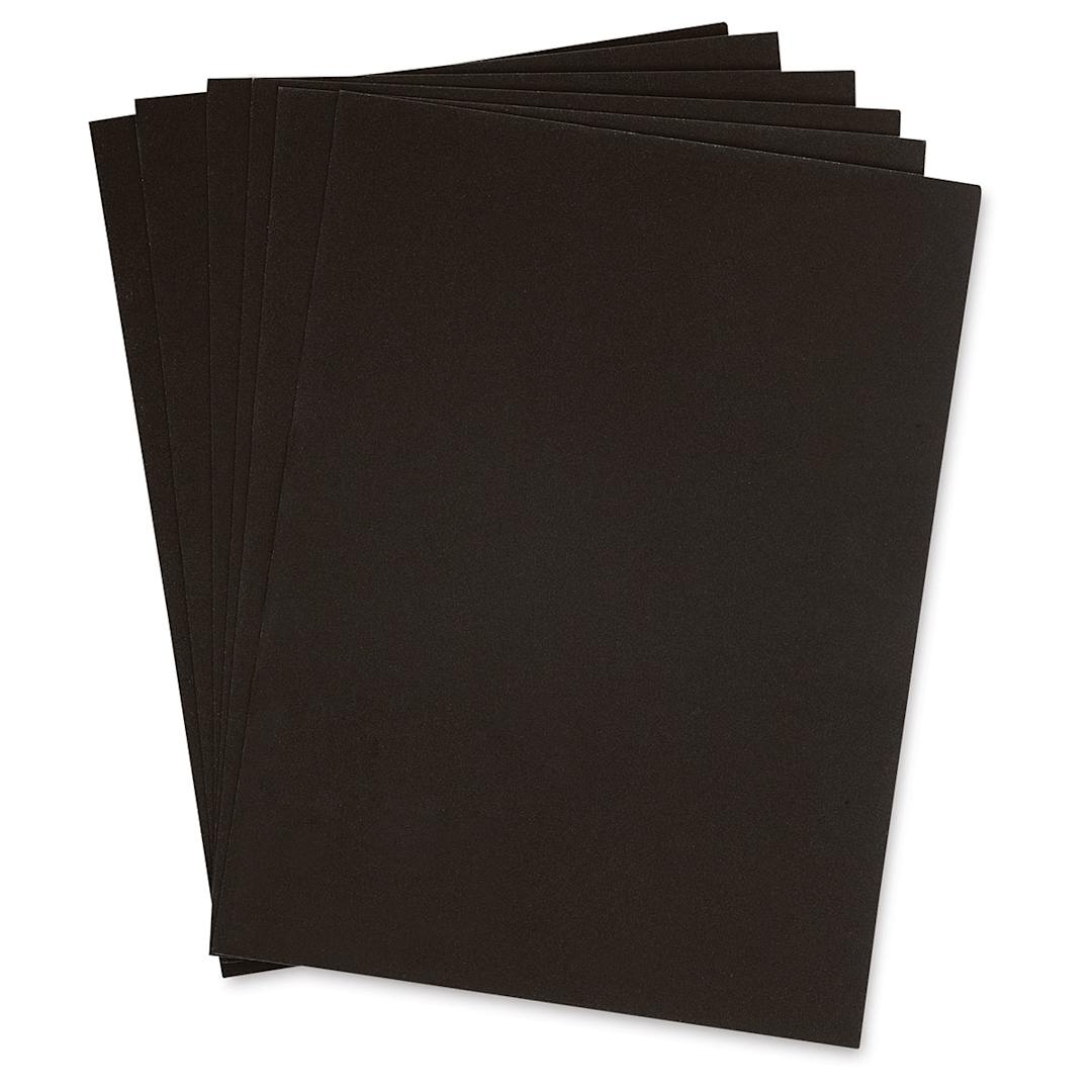 Open in modal - Sennelier La Carte Pastel Card - Monochrome Charcoal, 12" x 15-3/4", Pkg of 6