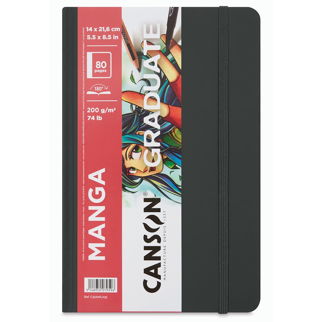 Open in modal - Canson Graduate Manga Book - 5-1/2" x 8-1/2", front cover