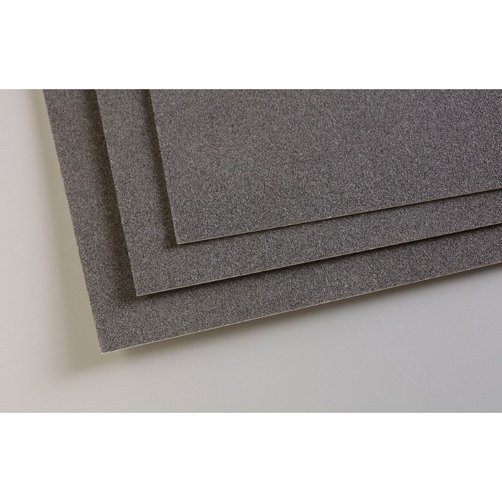 Open in modal - Clairefontaine Pastelgrain Paper Sheet - Charcoal Grey