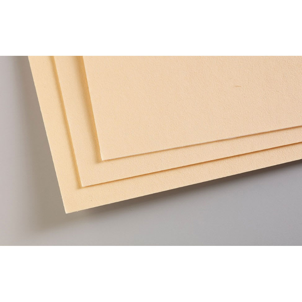 Open in modal - Clairefontaine Pastelgrain Paper Sheet - Maize