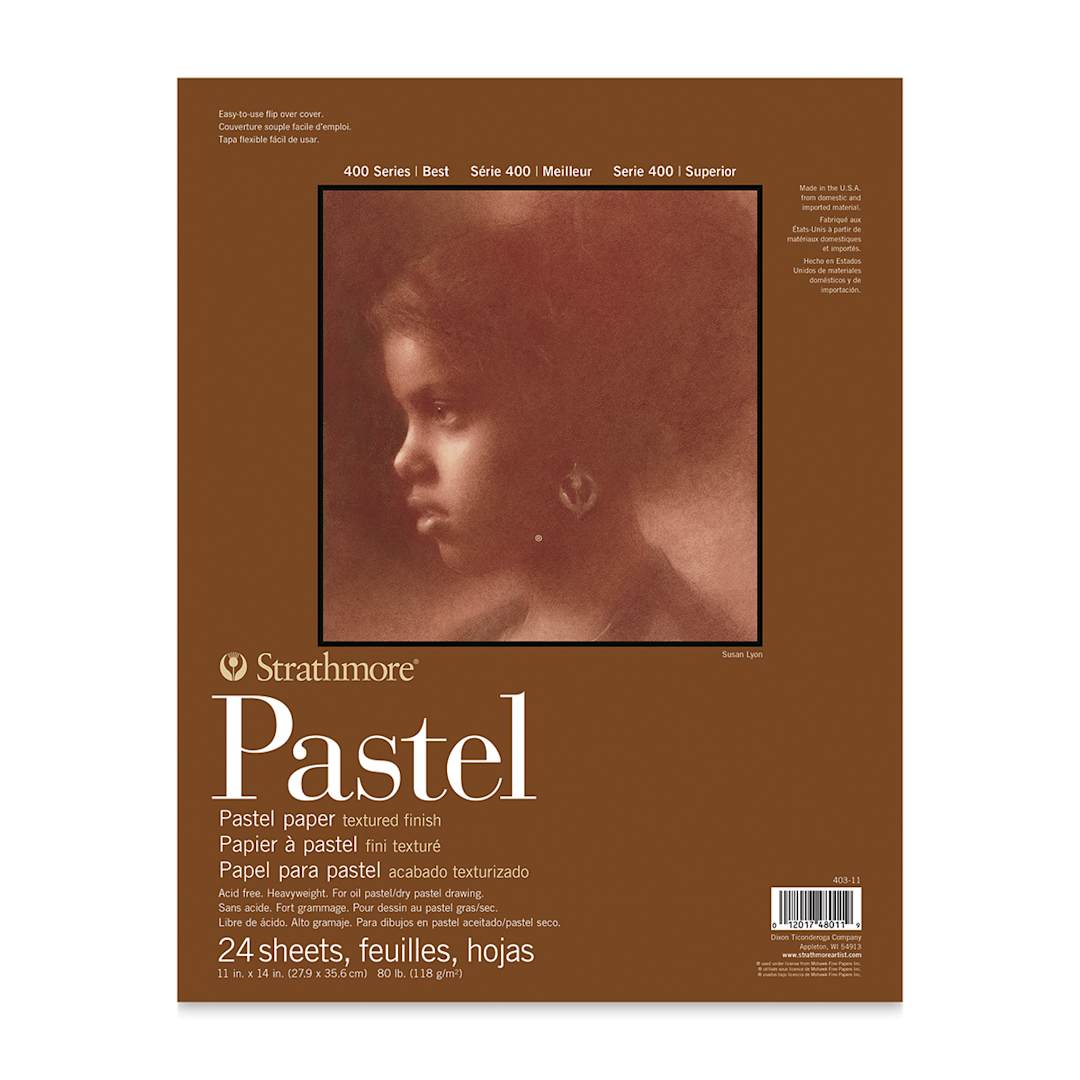 Open in modal - Strathmore 400 Series Pastel Paper Pad - 11" x 14", Assorted Colors, 24 Sheets
