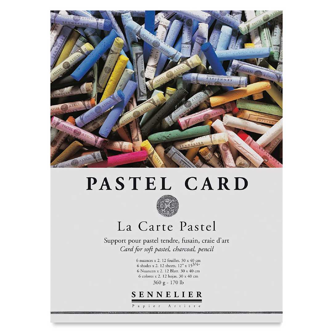 Open in modal - Sennelier La Carte Pastel Card Pad - 12" x 16", 12 Sheets