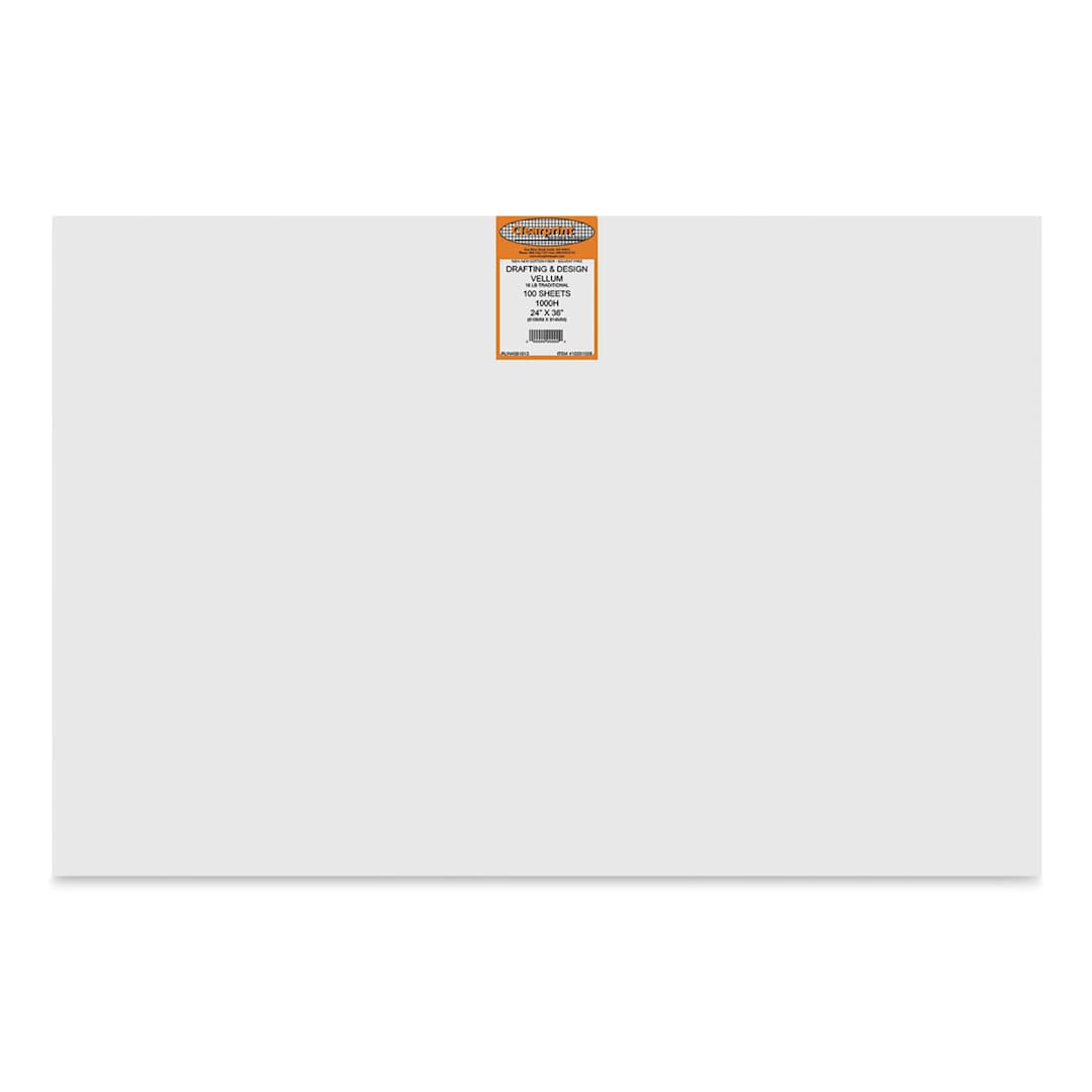 Open in modal - Clearprint Drafting Velllum - 24" x 36", 100 Sheets
