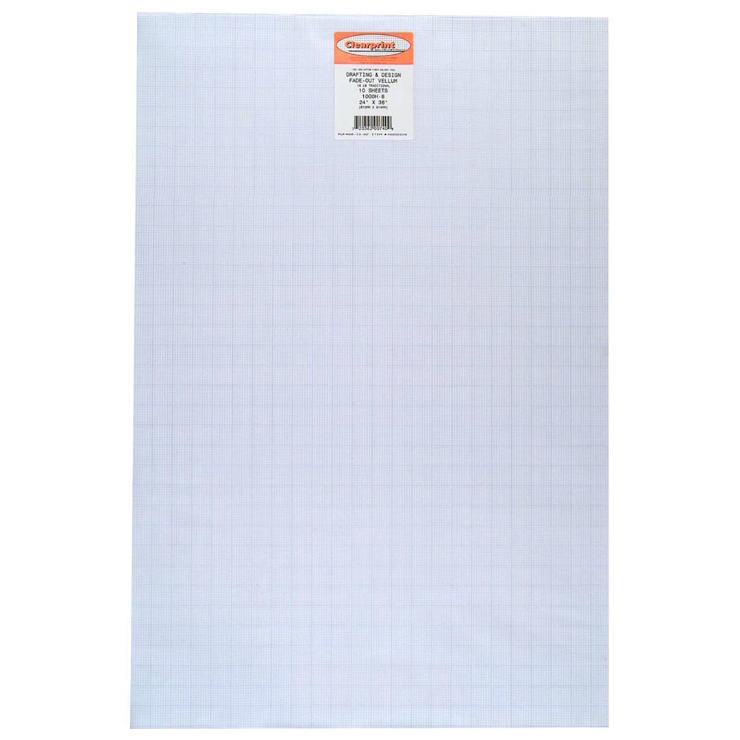 Open in modal - Clearprint Fade Out 24X36 Vellum